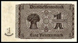 Germany 1 Mark, 1937, P-173b WWII Original Banknote
