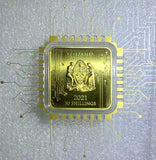 Tanzania 2021 "5G" Commemorative Coin for Collection, Bimetallic with 0.5 g silver, Coin with Box