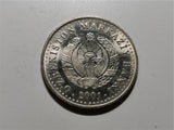 Uzbekistan 50 Som, 2001, Original Coin , 26.2mm