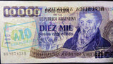 Argentina, 10000 Pesos, 1985 P-322,  UNC Original Banknote for Collection
