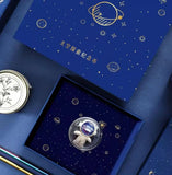 Fiji, 1 Dollar, 2021,  Space Exploration Astronauts Commemorative Coin, Special-shaped Coin with Gift Box