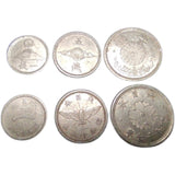 Japan, Set 3 PCS Aluminium Coins,1 5 10 Sen, 1926-1989, Used Condition, Original Coin for Collection