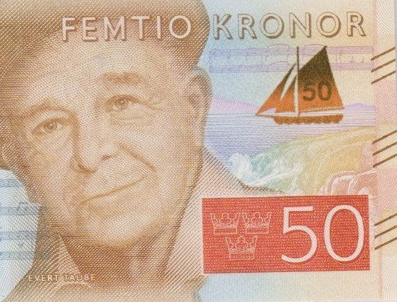 Sweden, 50 Kronor, 2015 P-70, UNC Original Banknote for Collection