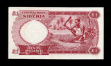 Nigeria, 1 Pound, 1967 P-8, UNC Original Banknote for Collection