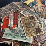 Germany, Pfennig Notgeld Period, 1921-1922,  XF Used Condition Note Collection Notes, Random Pick ( Small Size ) , Rare Note