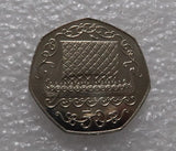 Island of Man, 50 Penny, 1983, Original Coin for Collection