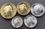 Solomon Islands, Set 5 PCS Coins, Original Coin for Collection