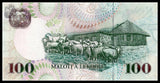 Lesotho, 100 Maloti, 2009, P-19e, UNC Original Banknote for Collection