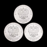 Russia, Set 3 PCS Coins, 25 Ruble, World Foot Ball Game Cup, 1-3 Series, UNC Original Coin for Collection