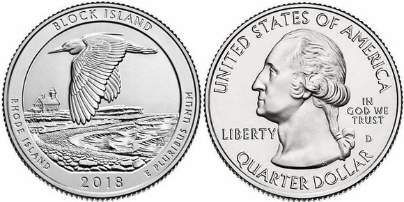 USA Quarter (1/4 dollar) 2018 NATIONAL PARK 