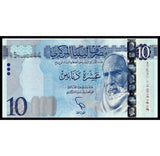 Libya 10 Dinars 2015/2016 P-82 UNC real original banknote