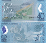 Solomon Islands, 40 Dollars, 2018 P-37 UNC original banknote