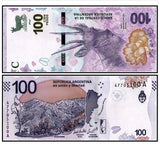 Argentina 100 pesos 2018 P-NEW UNC Original Banknote