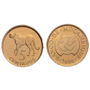 Mozambique 5 Centavos, 2006 KM#133, UNC Coin for Collection