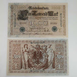 Germany 1000 Marks 1910 rare, used condition (like the picture) , old banknote 1 piece , Real Original banknote