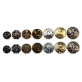 Swaziland, Set 7 PCS Coins, Origianl Coin for Collection