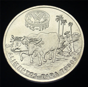 CU, 1 Peso, 1995, Original Coin for Collection