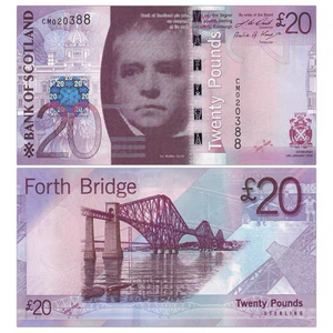 Scotland, 20 Pounds, 2009, P-126, UNC Original Banknote for Collection