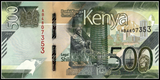 Kenya, 500 Shillings, 2019, P-NEW, UNC Original Banknote for Collection