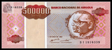 Angola, 500,000 Kwanzas Reajustados, 1995, P-140, UNC Original Banknote for Collection