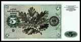 Germany, 5 Deutsche Mark, 1980, P-30b, UNC Original Banknote for Collection