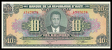 Haiti, 10 Gourdes, 1979(1984), P-242, UNC Original Banknote for Collection
