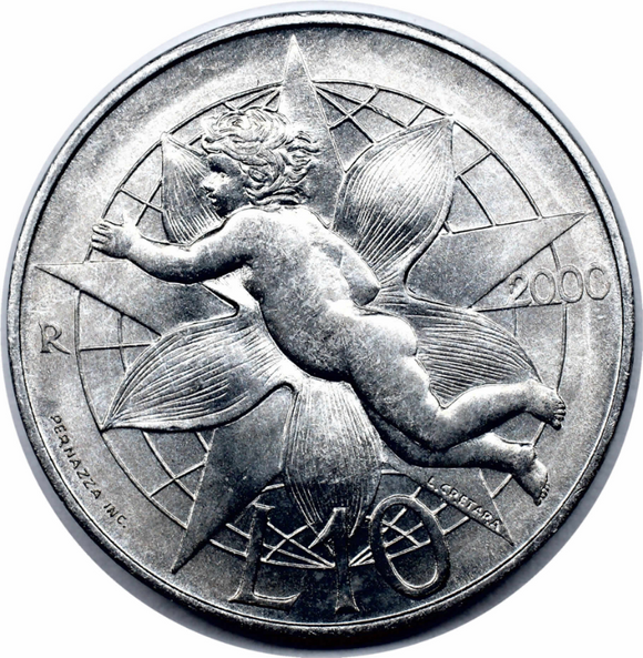 San Marino, 10 Lire, 2000, UNC Original Coin for Collection