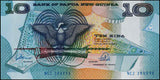 Papua New Guinea 10 Kina,  random year  P-9 UNC Real Genuine banknote UNC America