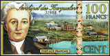 Kerguelen Island 100 Francs 2012 UNC Polymer original banknote