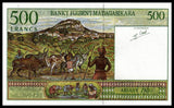 Madagascar 500 Francs ND1994 P-75b UNC original Banknote