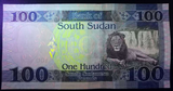 South Sudan, 100 Pounds, 2017-2019 P-15, UNC Original Banknote for Collection, 1 Piece