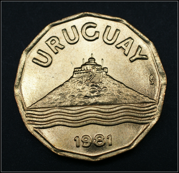 Uruguay, 20 Centesimos, 1981, UNC Original Coin for Collection