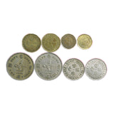 China Hong Kong, Set 8 PCS Coins, 1960-1978, Used Condition ( F ),Coin for Collection