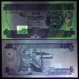 Solomon 5 Dollars, 2004-2011 P-26, UNC Original Banknote for Collection