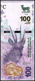 Argentina 100 pesos 2018 P-NEW UNC Original Banknote