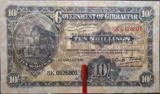 Gibraltar, 10 Shillings, 2018 P-41, Offical Fantasy 1934 for Toursim, Banknote for Collection