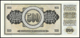 Yugoslavi 500 Dinara 1986 P-91 Original Banknote