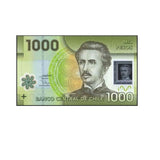 Chile 1000 MIL Pesos 2010 P-161 Polymer UNC original Banknote