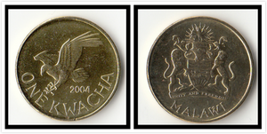 Malawi, 1 Kwacha, 2004, UNC original coin for collection