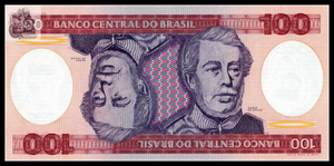 Brazil, 100 Cruzeiros, 1984, P-198b, UNC Original Banknote for Collection