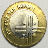 India 10 Rupees 2006 KM#353 Bi-Metallic UNC original coin - Unity in Diversity
